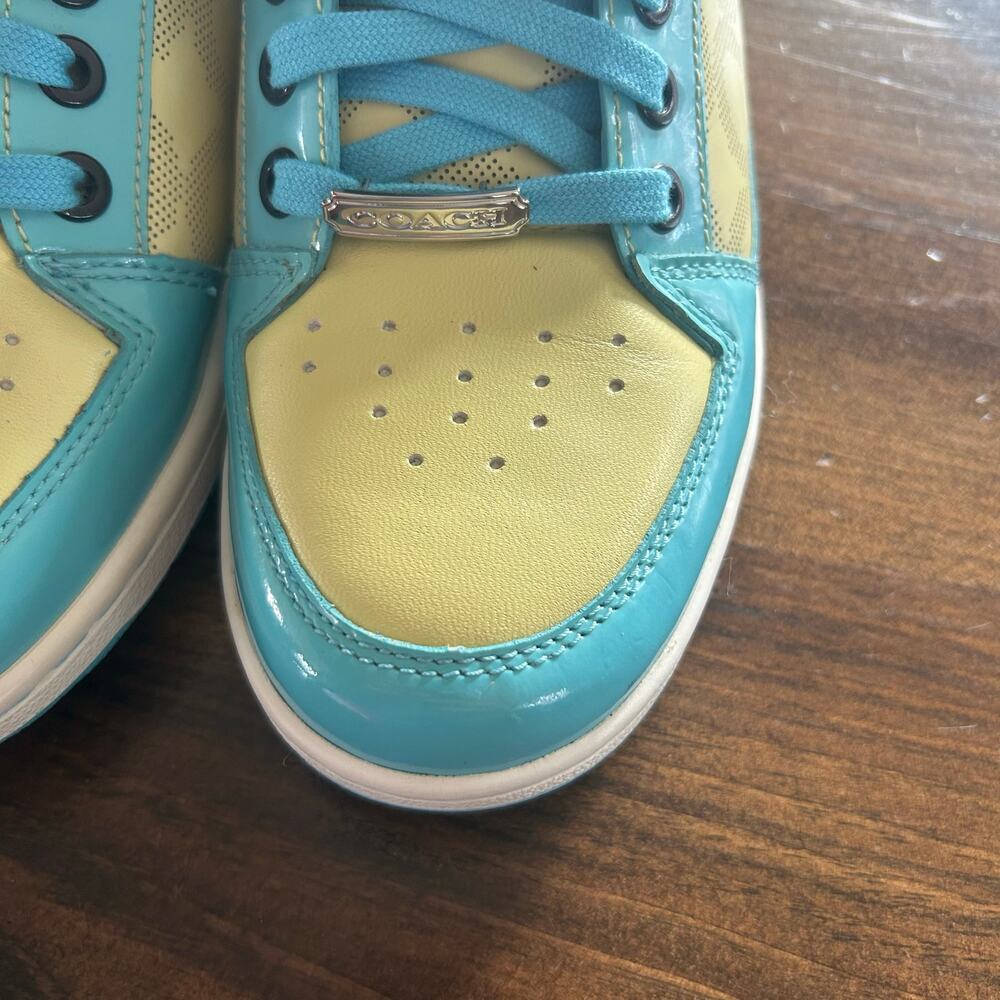 Coach Teal Performance Sneakers - Picture 5 of 11